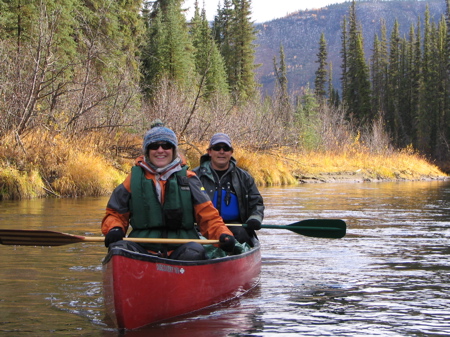 On the river - paddles out! On the river - paddles out!