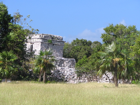 Tulum ruins watchtower Tulum ruins watchtower