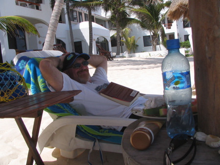 Relaxing in Akumal Relaxing in Akumal